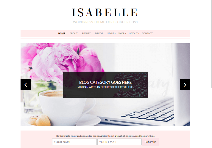 isabelle-feminine-wordpress-theme